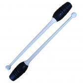 Par de Maça Ginástica Rítmica Conectável Infantil/Juvenil 40cm - Tuimader - Preto