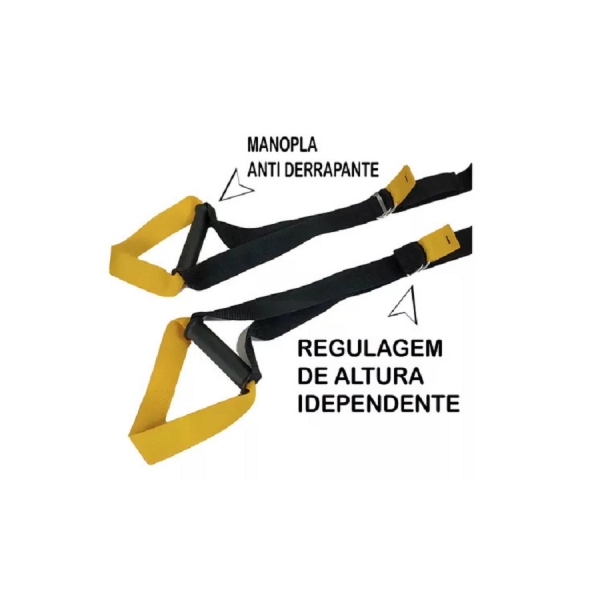 Fita Para Treinamento Suspenso Hunter Esportes - Preto