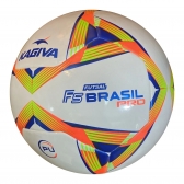 Bola de Futsal Kagiva F5 Brasil Pro - Branco/Laranja