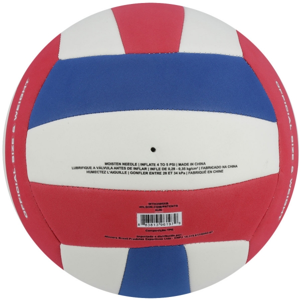 Bola de Vôlei Super Soft Play - Wilson - Azul/Vermelho