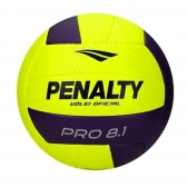 Bola Vôlei Penalty 8.1 Pro XXVI - Amarelo e Roxo - Amarelo/Roxo