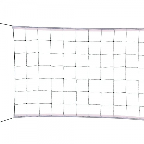 Rede de Vôlei Standard 2 Faixas Sintéticas Fio 2mm Spitter Ref. 150 - Preto