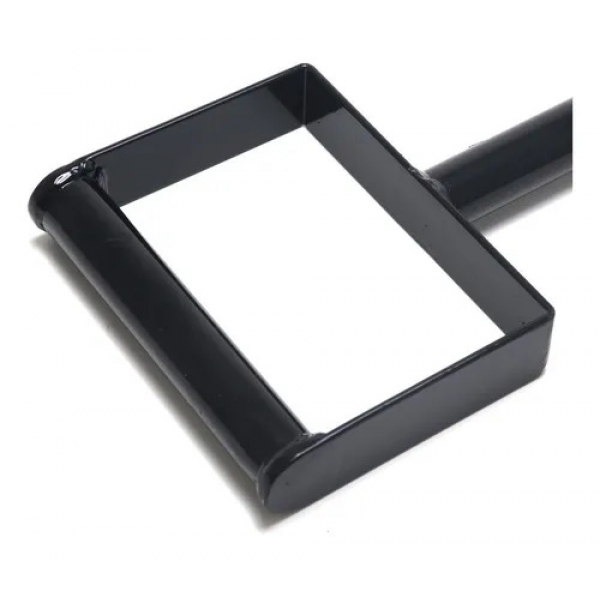 Puxador Neutro 70cm Com Giro Central Fitness Academia Costas - Preto