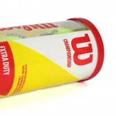 Tubo Bola de Tênis Wilson Championship Extra Duty com 3 Unidades - Amarelo/Branco