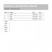Opiniômetro (Sistema de Classificação do Índice de Satisfação do Atendimento Recebido) - Preto