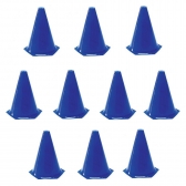 Cone de Agilidade 23cm (Kit com 10 Cones) - LDM - Azul