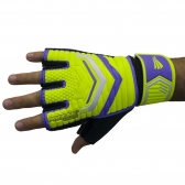Luva Progne de Goleiro Futsal Amarelo/Roxo - Amarelo/Roxo