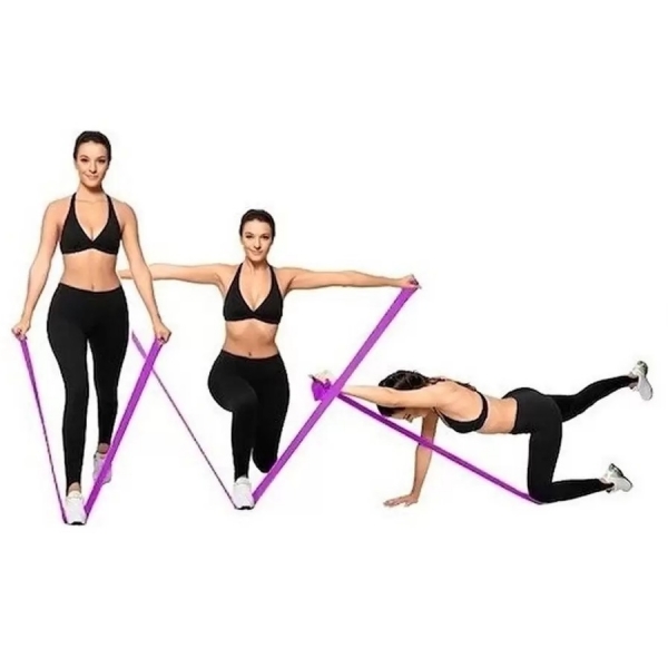 Faixa Elástica Kit Com 3 Peças Hidrolight - Multicolorido