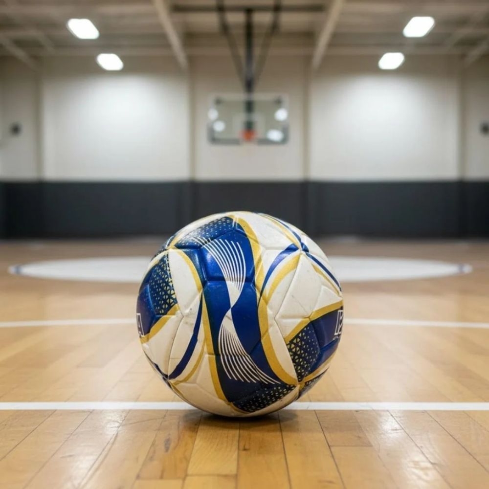 Bola Futsal Infantil Kagiva F9 Brasil Sub 09 - Branco/Azul