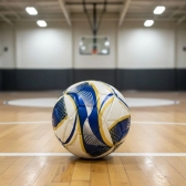 Bola Futsal Infantil Kagiva F9 Brasil Sub 09 - Branco/Azul