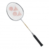 Raquete de Badminton Yonex GR-020 Prata e Preto - Cinza/Preto