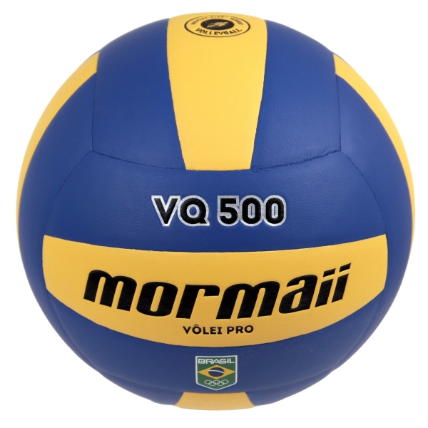 Bola Vôlei de Quadra Mormaii VQ-500 Pro COB Time Brasil - Azul e Amarelo - Azul/Amarelo