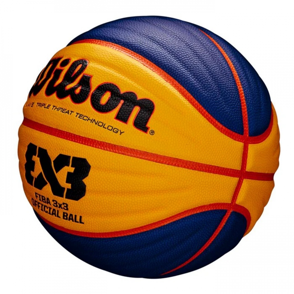 Bola Basquete Wilson FIBA 3x3 Official Game - Amarelo/Azul