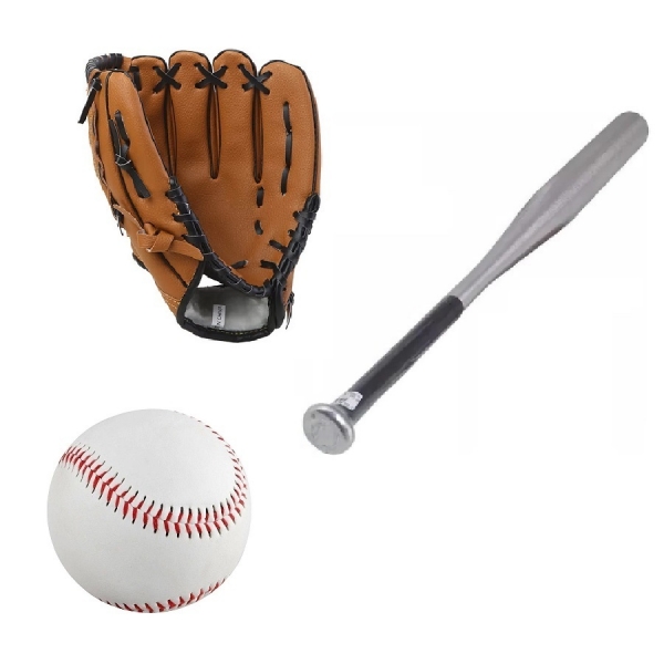 Kit De Baseball Hyper Sports - Cinza