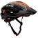 Capacete Ciclismo com Led Outmold GTS Laranja G - Preto/Laranja