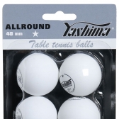 Bola De Tênis De Mesa Yashima 1 Estrela Plástico 06 Bolas - Branco
