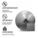 Bola de Pilates Prata 75cm BLG-300 - Muvin - Cinza