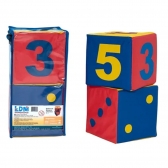 Dados de Números e Pontos - LDM - Azul