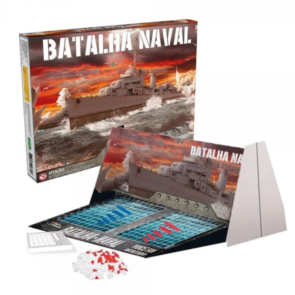 Jogo Batalha Naval - Pais & Filhos - Marrom