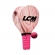 Kit Frescobol LCM com 2 Raquetes e 1 Bola - Rosa