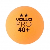 Bola de Tênis de Mesa Vollo com 6 Unidades Laranja - Laranja/Preto