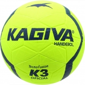 Bola Kagiva Handebol K3 Tecnofusion Masculina - amarelo/azul