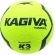 Bola Kagiva Handebol K3 Tecnofusion Masculina - amarelo/azul