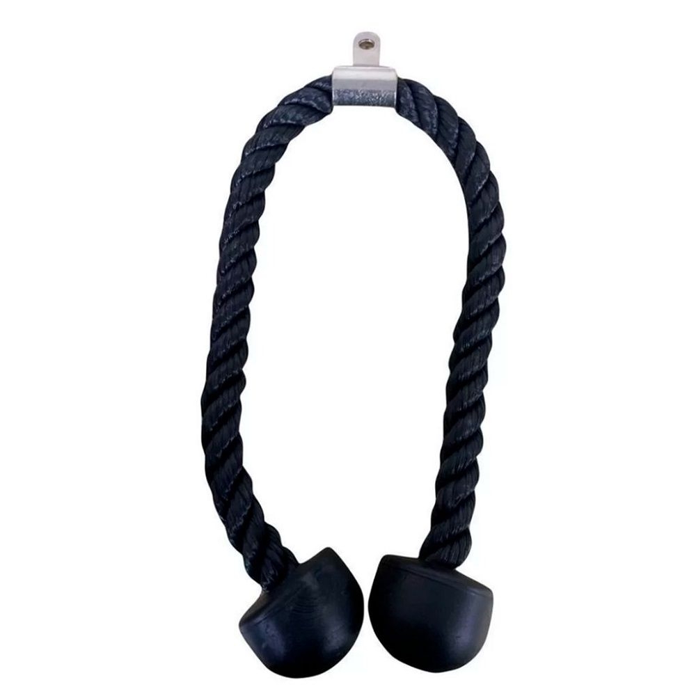 Puxador Tríceps Corda Crossover Musculação - One Life - Preto