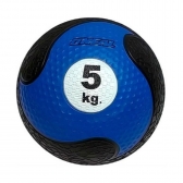 Bola Medicine Ball O'NEAL 5Kg Azul/Preto - Azul/Preto