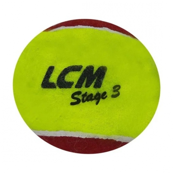 Kit com 3 Bolas de Tennis LCM Stage III Iniciante - Amarelo