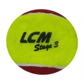 Kit com 3 Bolas de Tennis LCM Stage III Iniciante - Amarelo