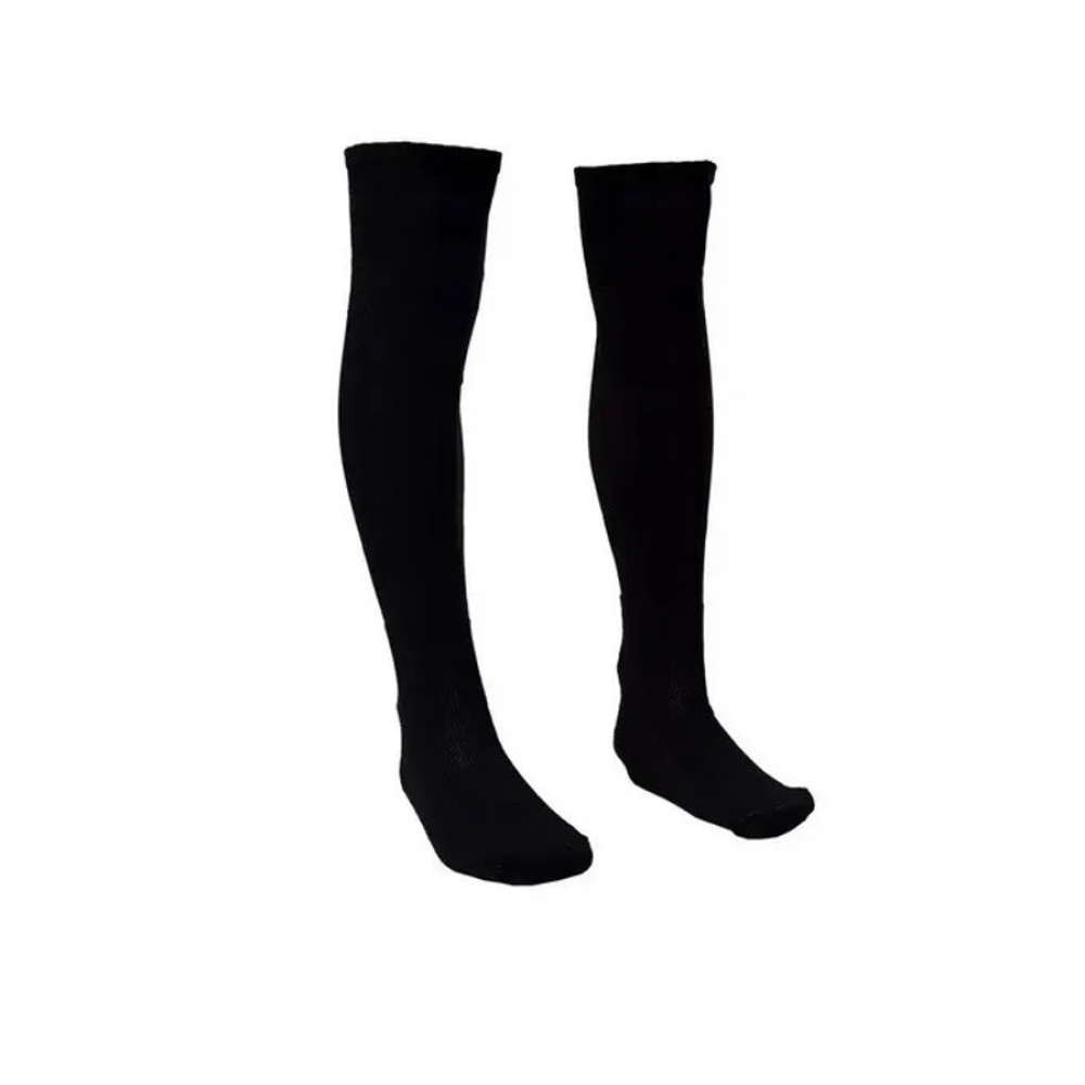 Meião de Futebol Profissional Preto Kanga - Preto/Preto