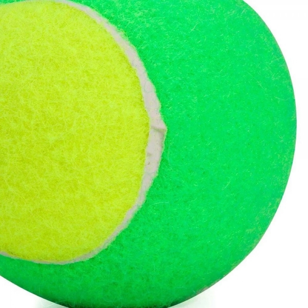 Bola de Tênis Spin 75 Macia Pack com 05 Unidades Verde - Amarelo/Verde