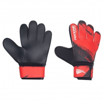 Luva de Goleiro para Campo/Society Preto e Vermelho - Progne