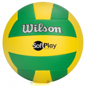 Bola de Vôlei Soft Play (Verde e Amarelo) - Wilson