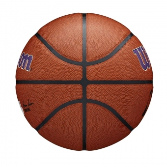 Bola de Basquete NBA Los Angeles Lakers Wilson Team #7 - Laranja+Roxo