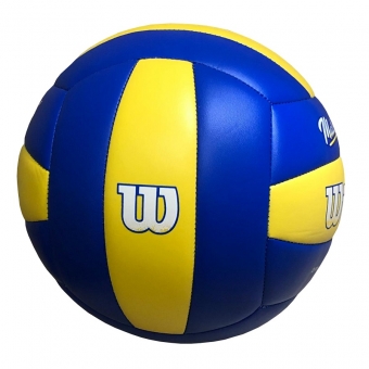Bola De Volei Wilson Match Point Azul E Amarela