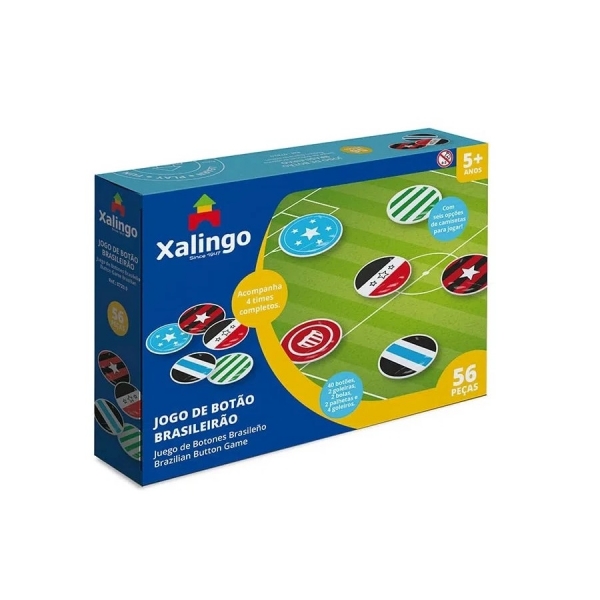 Jogo de Botões Brasileirão  Xalingo - Azul