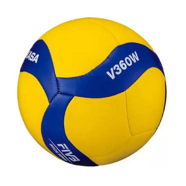 bola de Vôlei Mikasa V360W - Amarelo/Azul