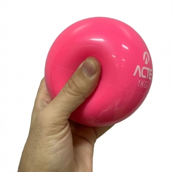 Bola Tonificadora de 1KG Rosa Acte Sports