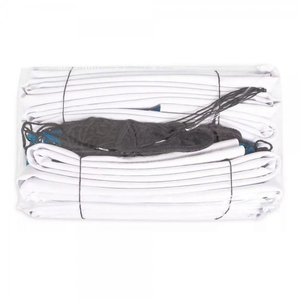 Rede Vôlei Biribol Master Rede Fio 2.5MM Oficial - Preto/Branco