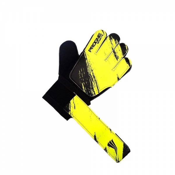 Luva de Goleiro para Campo/Society Preto e Amarelo - Progne