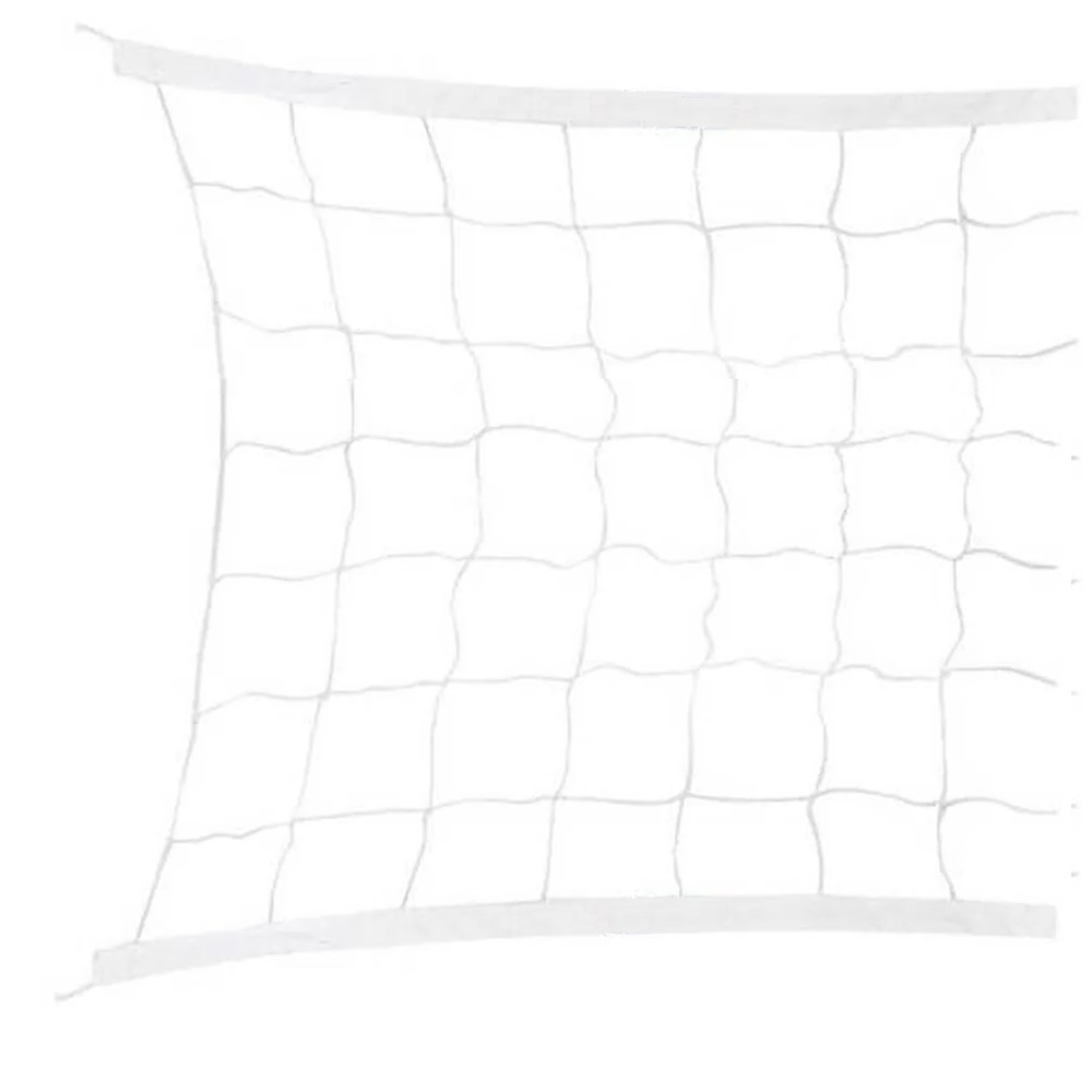 Rede Vôlei Pangué 2 Lonas Algodão com Fio Branco Seda - Branco