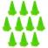 Cone de Agilidade 23cm (Kit com 10 Cones) - LDM - Verde