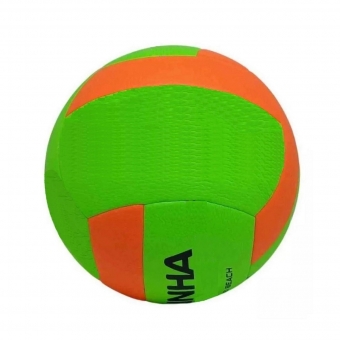 Bola Rainha Beach Vôlei Oficial - Verde e Laranja