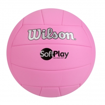 Bola de Vôlei Soft Play (Rosa) - Wilson