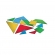 Tangram Jogo de Raciocínio Lógico Xalingo Madeira - Azul