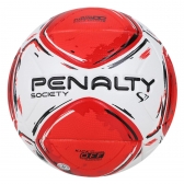 Bola Society Penalty S11 R2 XXIV Branco/Vermelho - Branco/Vermelho