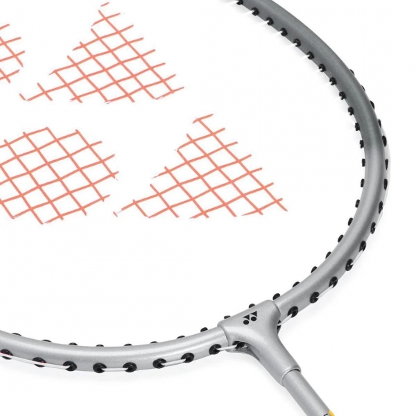 Raquete de Badminton Yonex GR-020 Prata e Preto - Cinza/Preto