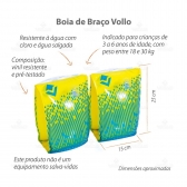 Boia de Braço Inflável Infantil Vollo - Amarelo/Azul